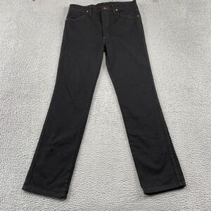 Wrangler Jeans Mens 34x34 Black 936WBK Cowboy Cut Slim Fit Rigid Denim Pants
